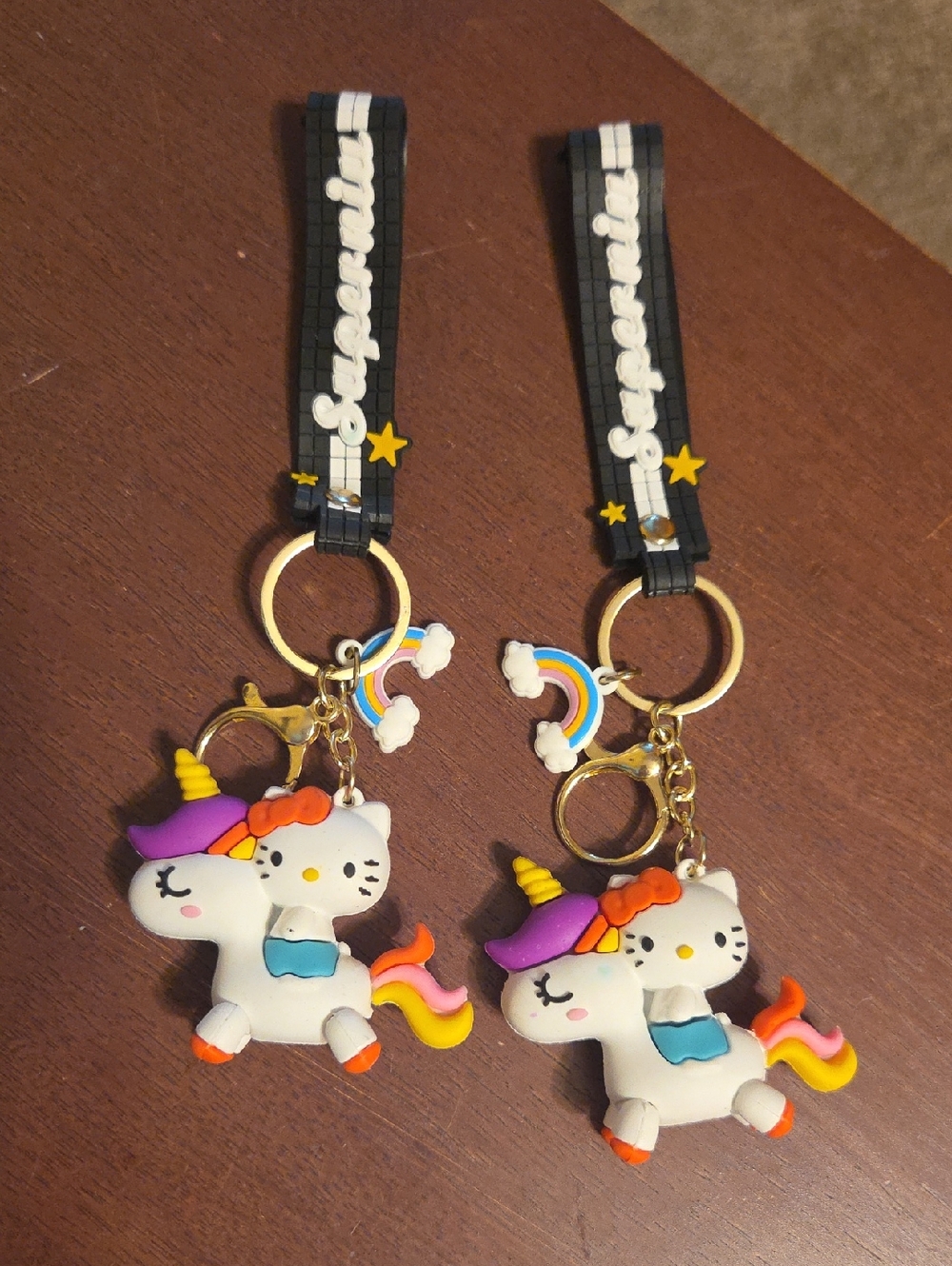 2.  3D Hello Kitty Keychains